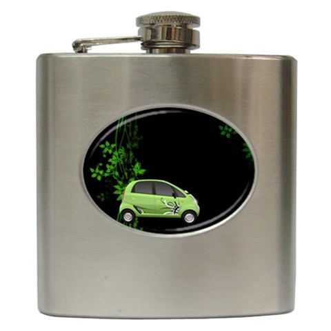 wallpaper_19073 Hip Flask (6 oz) from ArtsNow.com Front