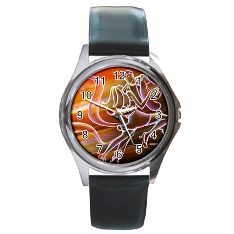 7 Round Metal Watch from ArtsNow.com Front