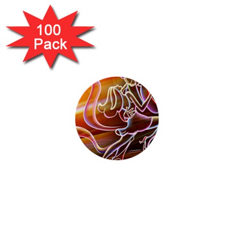 7 1  Mini Button (100 pack)  from ArtsNow.com Front