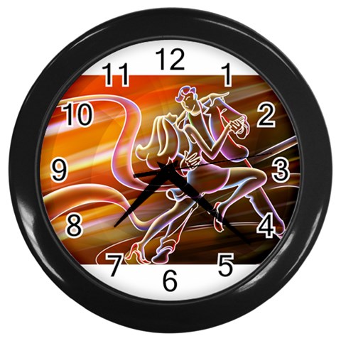 7 Wall Clock (Black) from ArtsNow.com Front