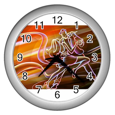 7 Wall Clock (Silver) from ArtsNow.com Front