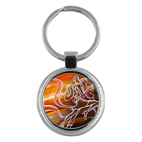 7 Key Chain (Round) from ArtsNow.com Front