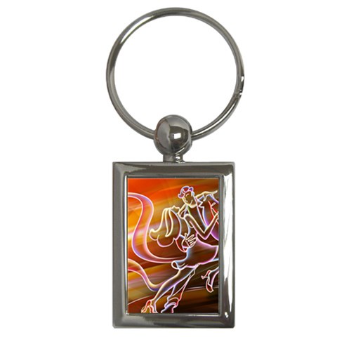 7 Key Chain (Rectangle) from ArtsNow.com Front