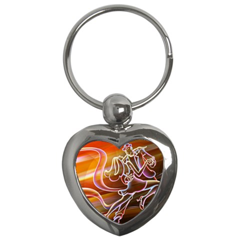 7 Key Chain (Heart) from ArtsNow.com Front