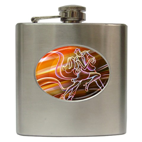 7 Hip Flask (6 oz) from ArtsNow.com Front