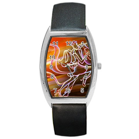 7 Barrel Style Metal Watch from ArtsNow.com Front