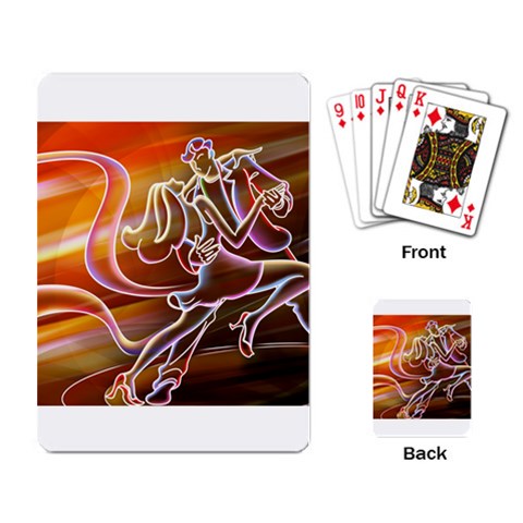 7 Playing Cards Single Design from ArtsNow.com Back