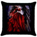 VampiresKiss Throw Pillow Case (Black)