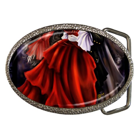 VampiresKiss Belt Buckle from ArtsNow.com Front