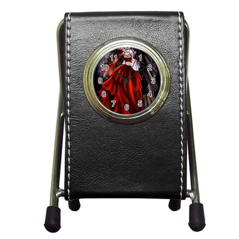 VampiresKiss Pen Holder Desk Clock from ArtsNow.com Front