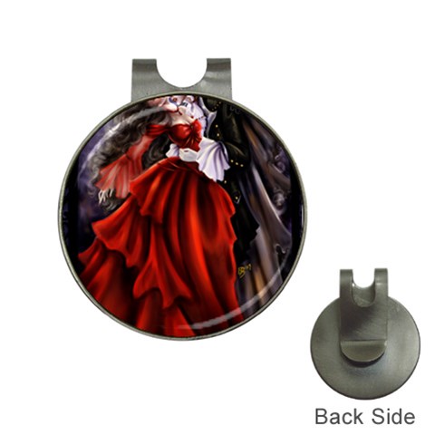 VampiresKiss Golf Ball Marker Hat Clip from ArtsNow.com Front