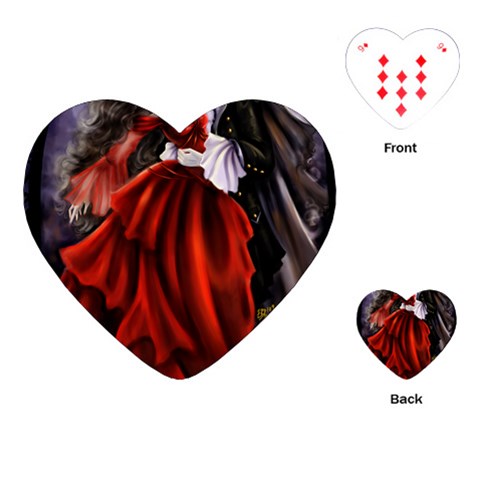 VampiresKiss Playing Cards (Heart) from ArtsNow.com Front