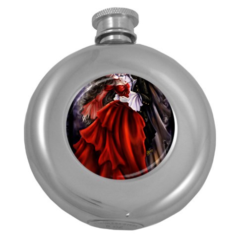 VampiresKiss Hip Flask (5 oz) from ArtsNow.com Front