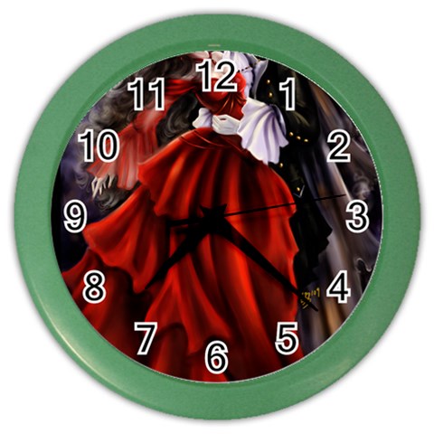 VampiresKiss Color Wall Clock from ArtsNow.com Front