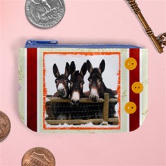 Three donks Mini Coin Purse from ArtsNow.com Front