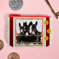 Three donks Mini Coin Purse from ArtsNow.com Front