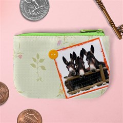 Three donks Mini Coin Purse from ArtsNow.com Back