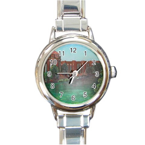 Palace of Fine Arts Round Italian Charm Watch from ArtsNow.com Front