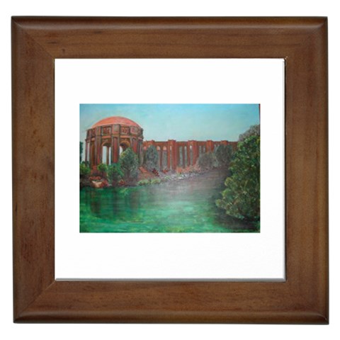 Palace of Fine Arts Framed Tile from ArtsNow.com Front