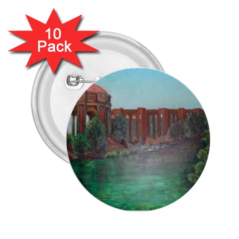 Palace of Fine Arts 2.25  Button (10 pack) from ArtsNow.com Front