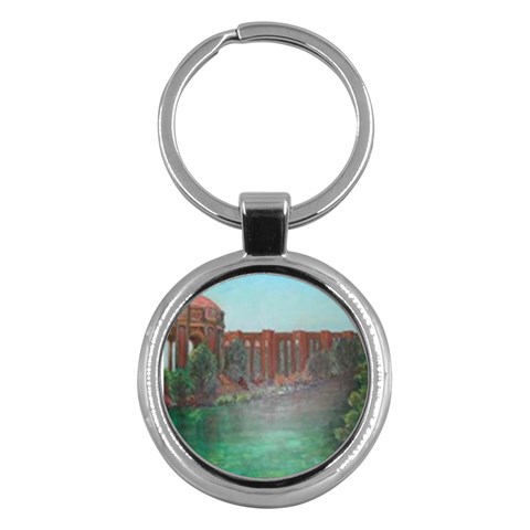 Palace of Fine Arts Key Chain (Round) from ArtsNow.com Front