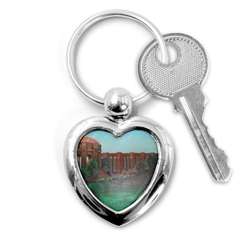 Palace of Fine Arts Key Chain (Heart) from ArtsNow.com Front