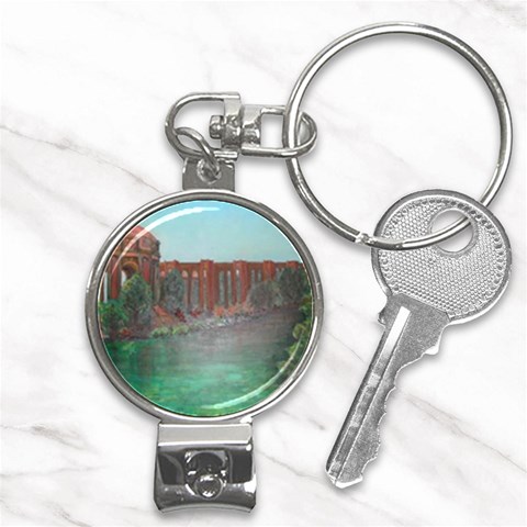 Palace of Fine Arts Nail Clippers Key Chain from ArtsNow.com Front