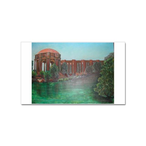 Palace of Fine Arts Sticker (Rectangular) from ArtsNow.com Front