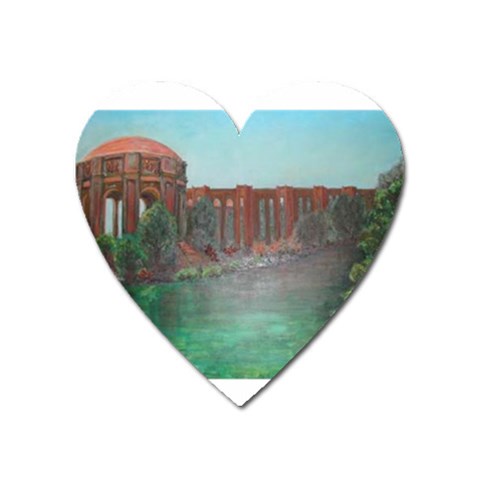 Palace of Fine Arts Magnet (Heart) from ArtsNow.com Front