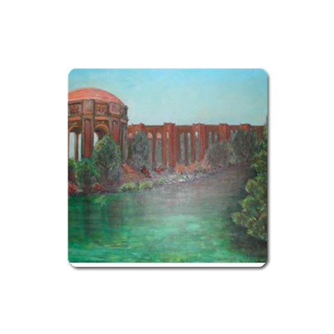 Palace of Fine Arts Magnet (Square) from ArtsNow.com Front