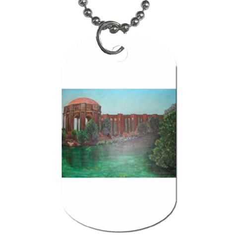 Palace of Fine Arts Dog Tag (One Side) from ArtsNow.com Front