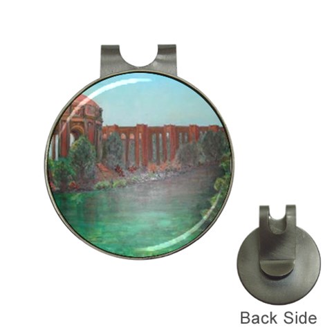 Palace of Fine Arts Golf Ball Marker Hat Clip from ArtsNow.com Front