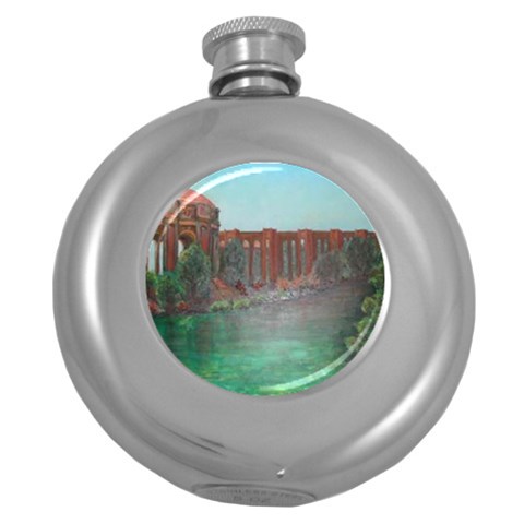 Palace of Fine Arts Hip Flask (5 oz) from ArtsNow.com Front