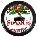 Bonsai8 Wall Clock (Black)