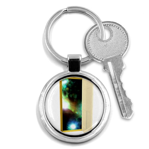 puertauniverso Key Chain (Round) from ArtsNow.com Front