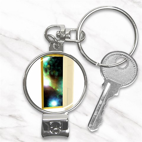 puertauniverso Nail Clippers Key Chain from ArtsNow.com Front