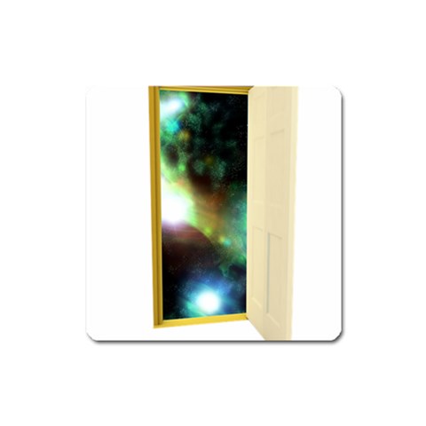 puertauniverso Magnet (Square) from ArtsNow.com Front