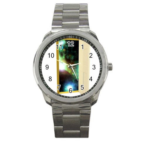 puertauniverso Sport Metal Watch from ArtsNow.com Front