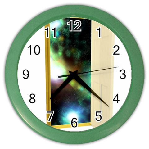 puertauniverso Color Wall Clock from ArtsNow.com Front