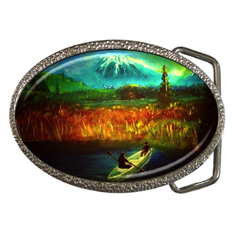 Boat Belt Buckle from ArtsNow.com Front