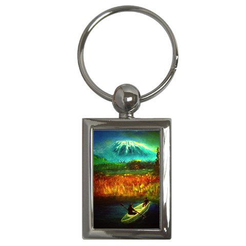 Boat Key Chain (Rectangle) from ArtsNow.com Front