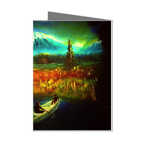 Boat Mini Greeting Cards (Pkg of 8) from ArtsNow.com Left