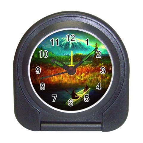 Boat Travel Alarm Clock from ArtsNow.com Front