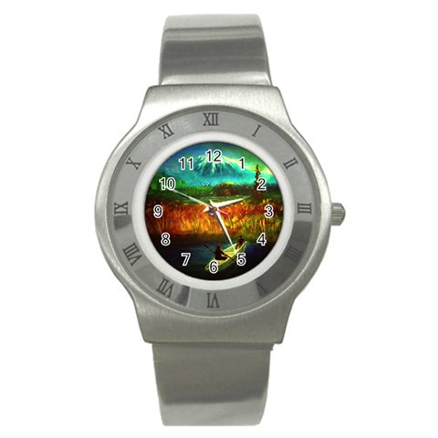 Boat Stainless Steel Watch from ArtsNow.com Front