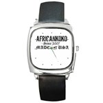 africankoko Square Metal Watch