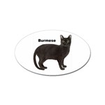 Burmese Sticker (Oval)