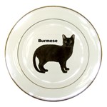 Burmese Porcelain Plate