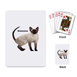 Siamese Playing Cards Single Design