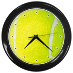 Tennis Ball Wall Clock (Black)