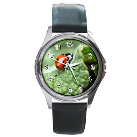 Nature Round Metal Watch from ArtsNow.com Front